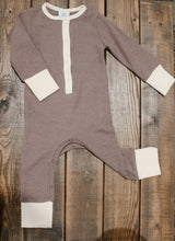 Load image into Gallery viewer, Waffle Romper | Cocoa
