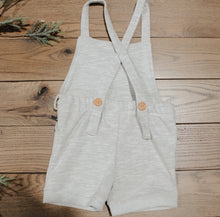 Load image into Gallery viewer, Short Overalls - Heather Gray