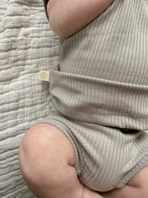 Load image into Gallery viewer, Ribbed Bamboo Kids Outfit Bloomers + T-shirt Set