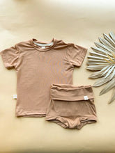 Load image into Gallery viewer, Bamboo Kids Outfit Bloomers + T-shirt Set