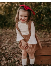Load image into Gallery viewer, Fallon Corduroy Suspender Skirt