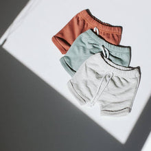 Load image into Gallery viewer, Curved Hem Harem Shorts - Heather Grey