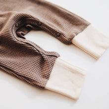 Load image into Gallery viewer, Waffle Romper | Cocoa