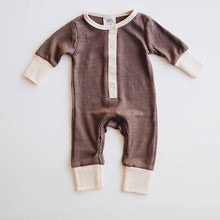 Load image into Gallery viewer, Waffle Romper | Cocoa