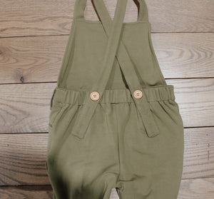 Long Overalls | Olive