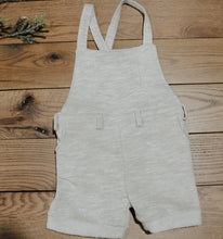 Load image into Gallery viewer, Short Overalls - Heather Gray