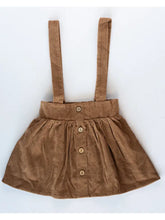 Load image into Gallery viewer, Fallon Corduroy Suspender Skirt
