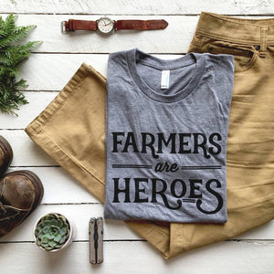 Farmers are Heroes | Adult V-Neck