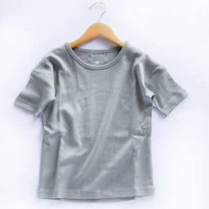Organic Slouch Dress | Neutral Gray