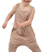 Load image into Gallery viewer, Taupe Mini Toddler Romper